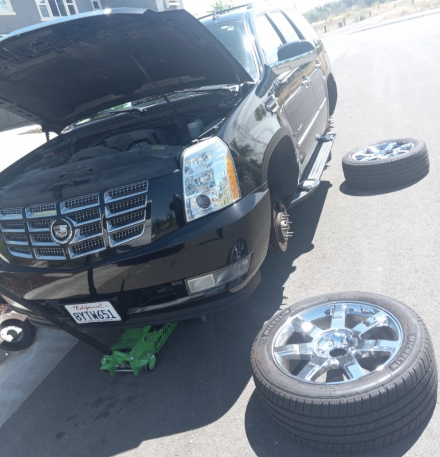 this image shows tire service in Los Angeles, CA